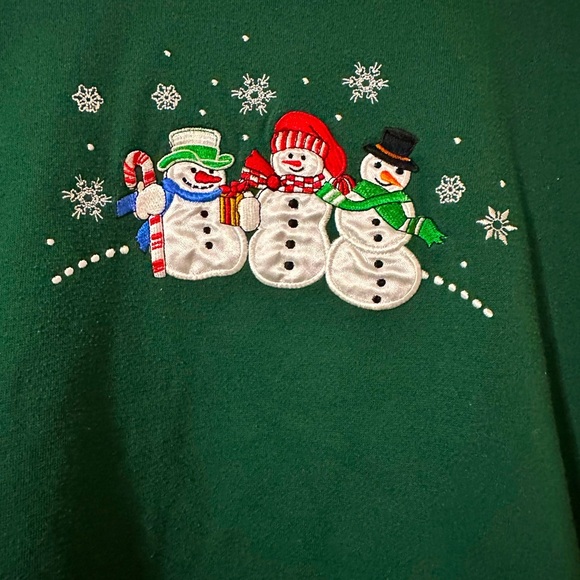 Vintage Basic Editions Holiday
Christmas Sweater Women Large Green
Pullover - Picture 2 of 4